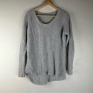 Madewell Knit Sweater Womens Size S Small Light Gray Casual Comfy Long Sleeve